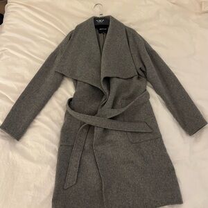 Madewell Gray Wrap Coat